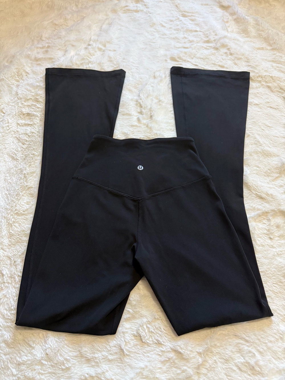 Lululemon Black High-Rise Flared Leggings - Size 4